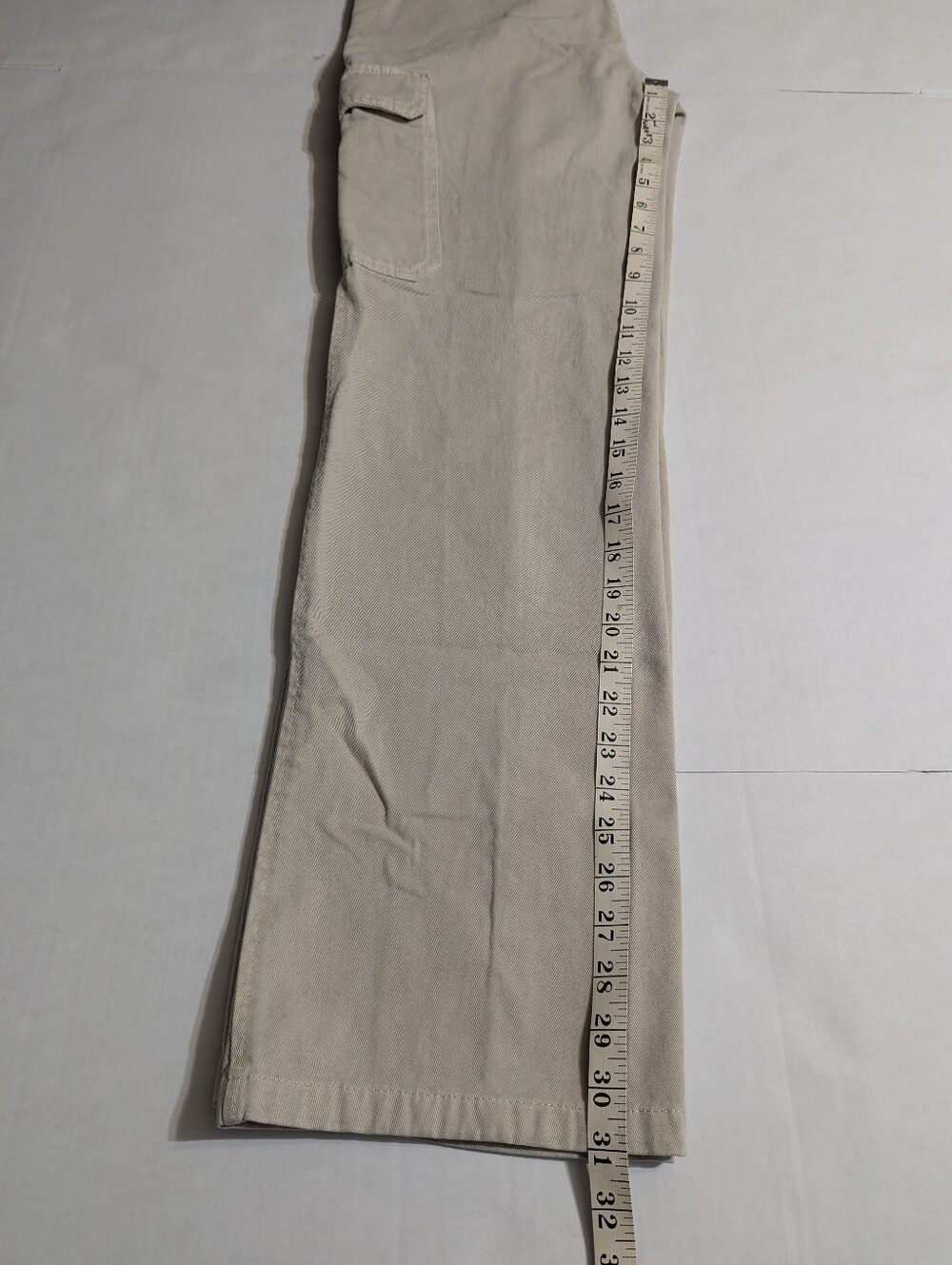 Zara Women’s Beige Cargo Pants Wide Leg Utility Trousers Size 4 EUR 36 - Picture 13 of 13